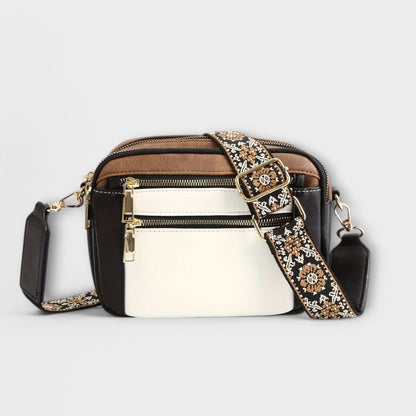 Bolsa cruzada de cuero vegano